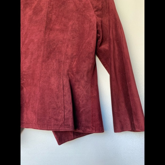 COPY - XS, Danier, vintage maroon leather jacket - Picture 9 of 15